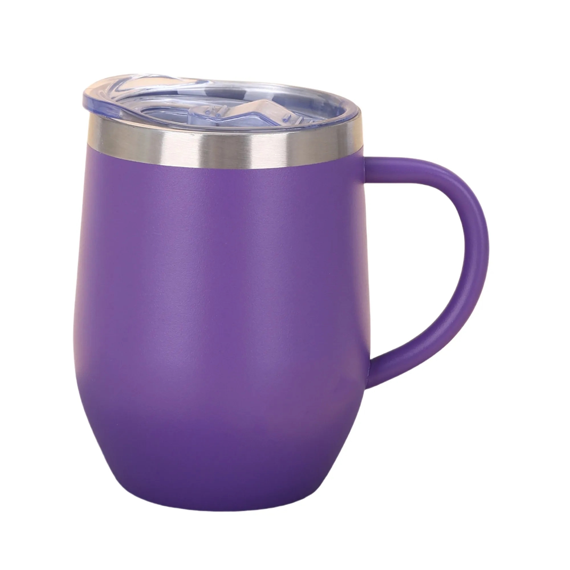 MOQ 12oz Stainless Steel Insulated Coffee Tumbler with Lid 4