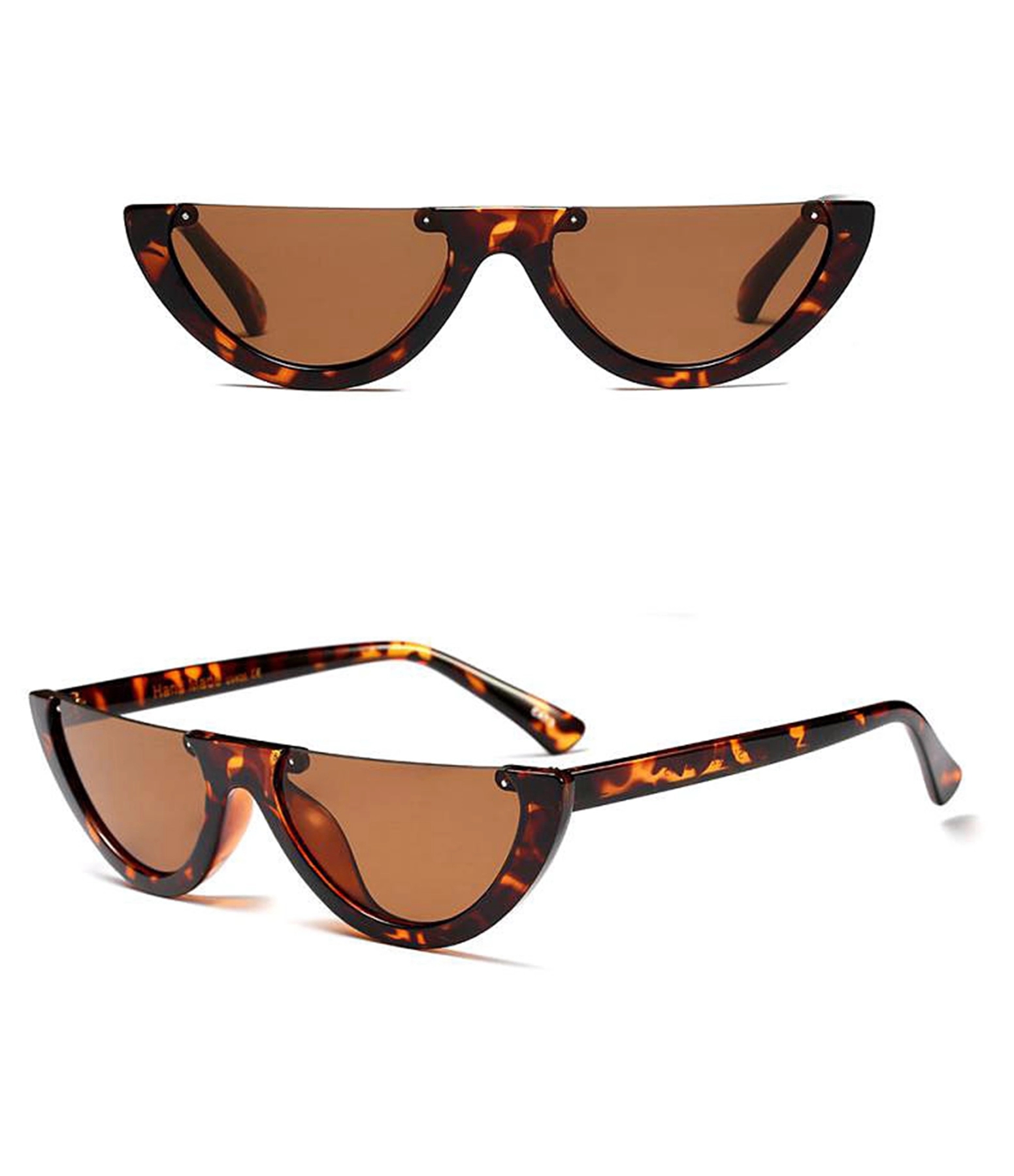 Half Frame Cat Eye Sunglasses 12