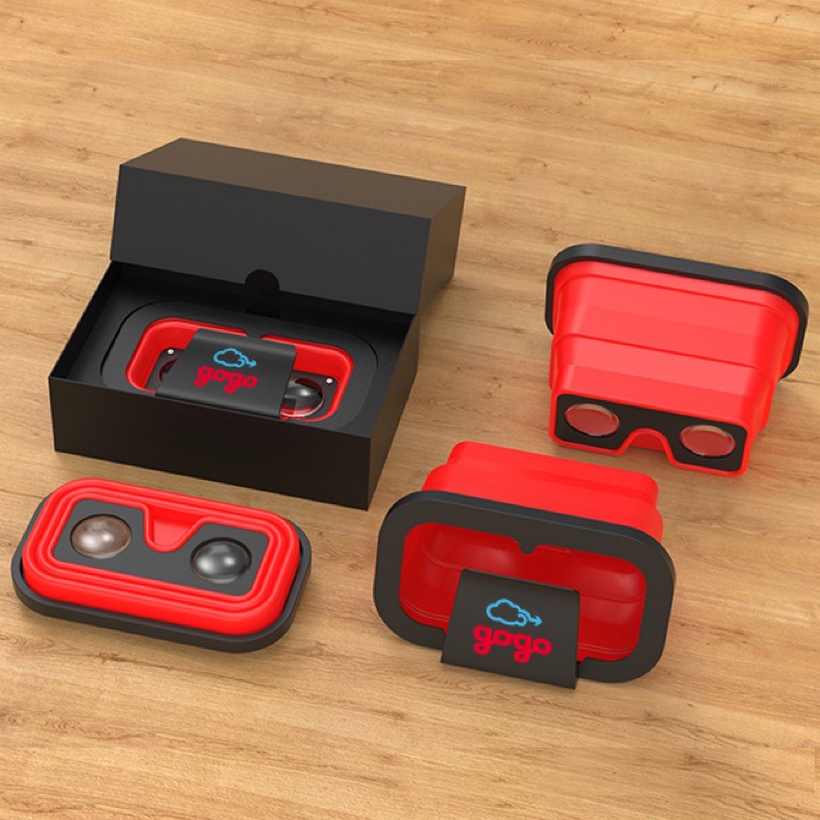 Retractable Virtual Reality Glasses w/Gift Box 14