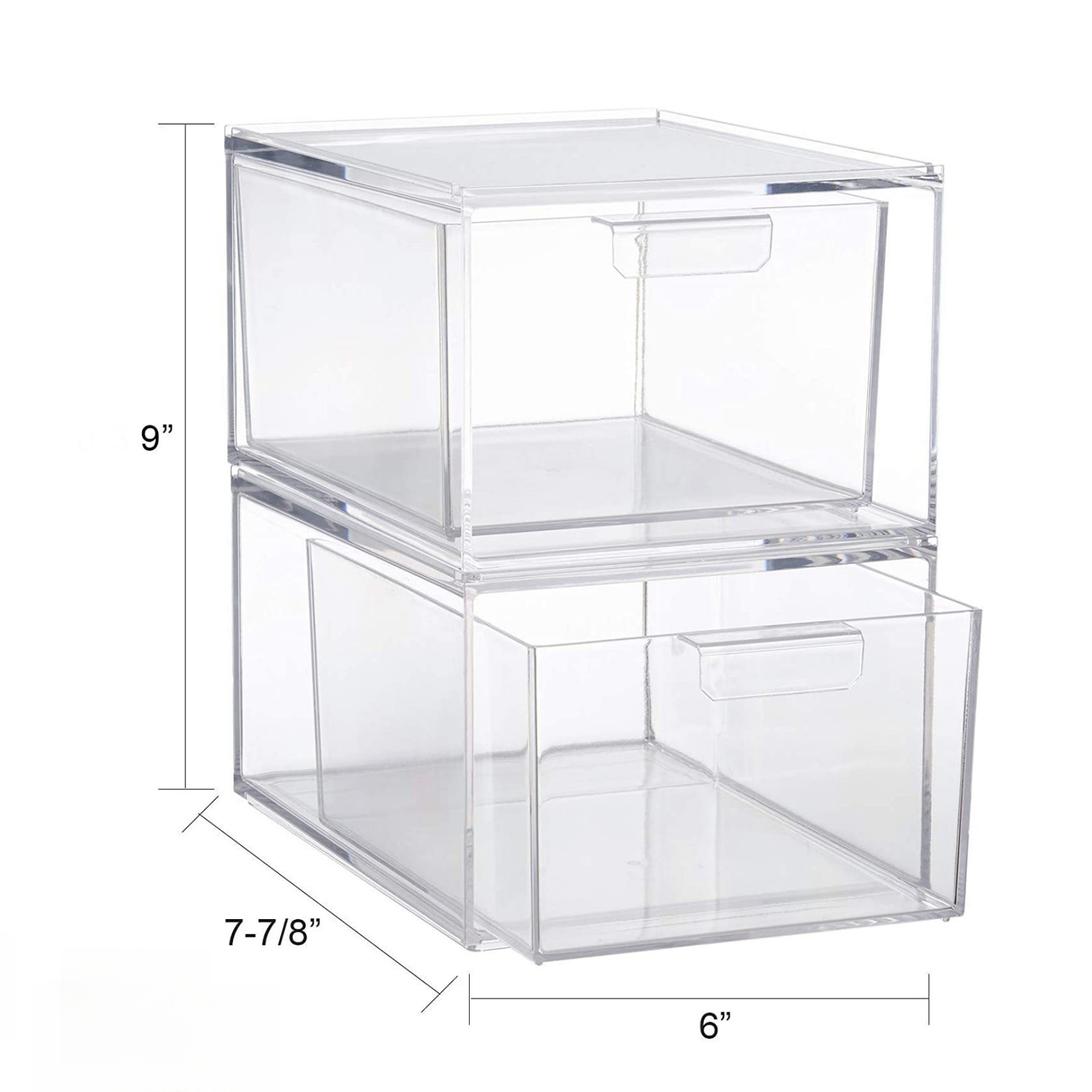 Stackable Makeup Organizer Storage Drawers 1