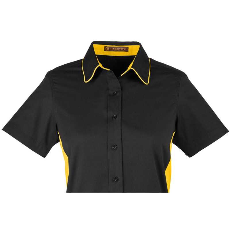 Harriton Ladies' Flash IL Colorblock Short Sleeve Shirt 29