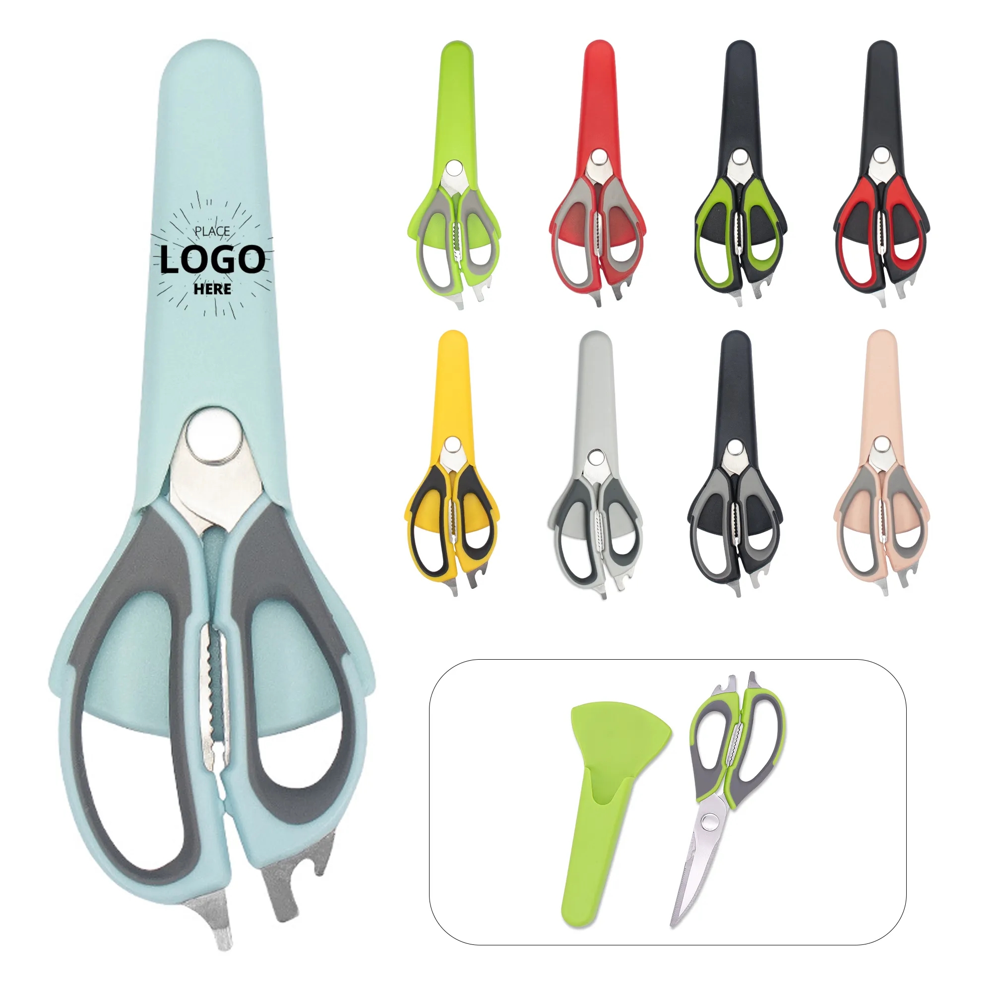 Kitchen Shears With Magnetic Holder 2