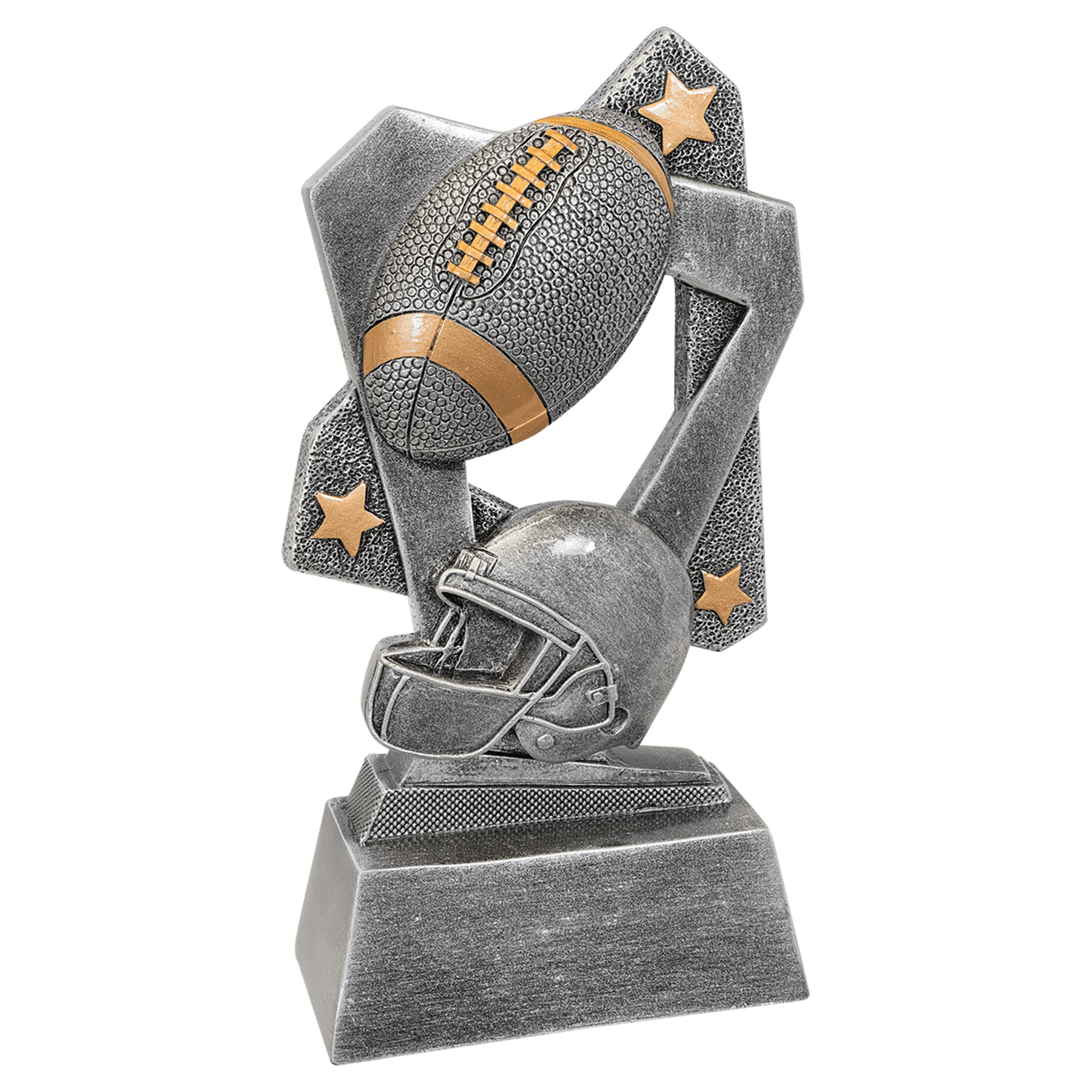 6-1/2" Tall Football Triumph Resin 1