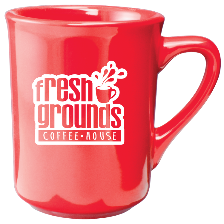 8 5 oz Red Toledo Mug