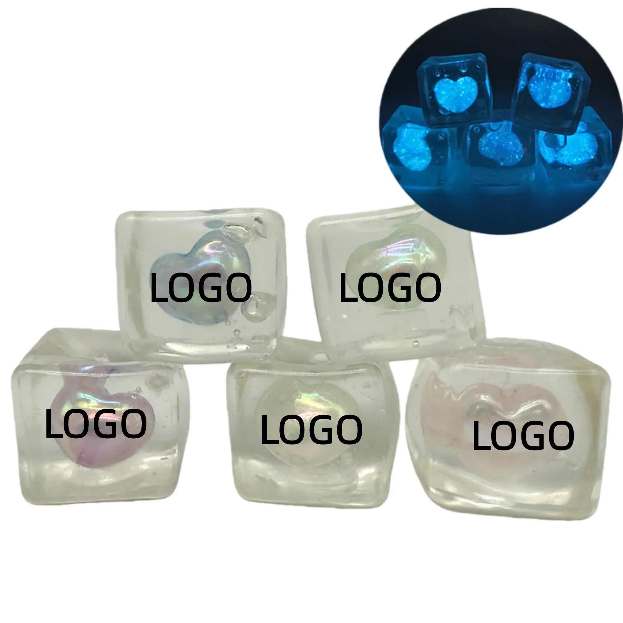 Crystal Clear Slow Rise Stress Ball Relief Squishy Toy