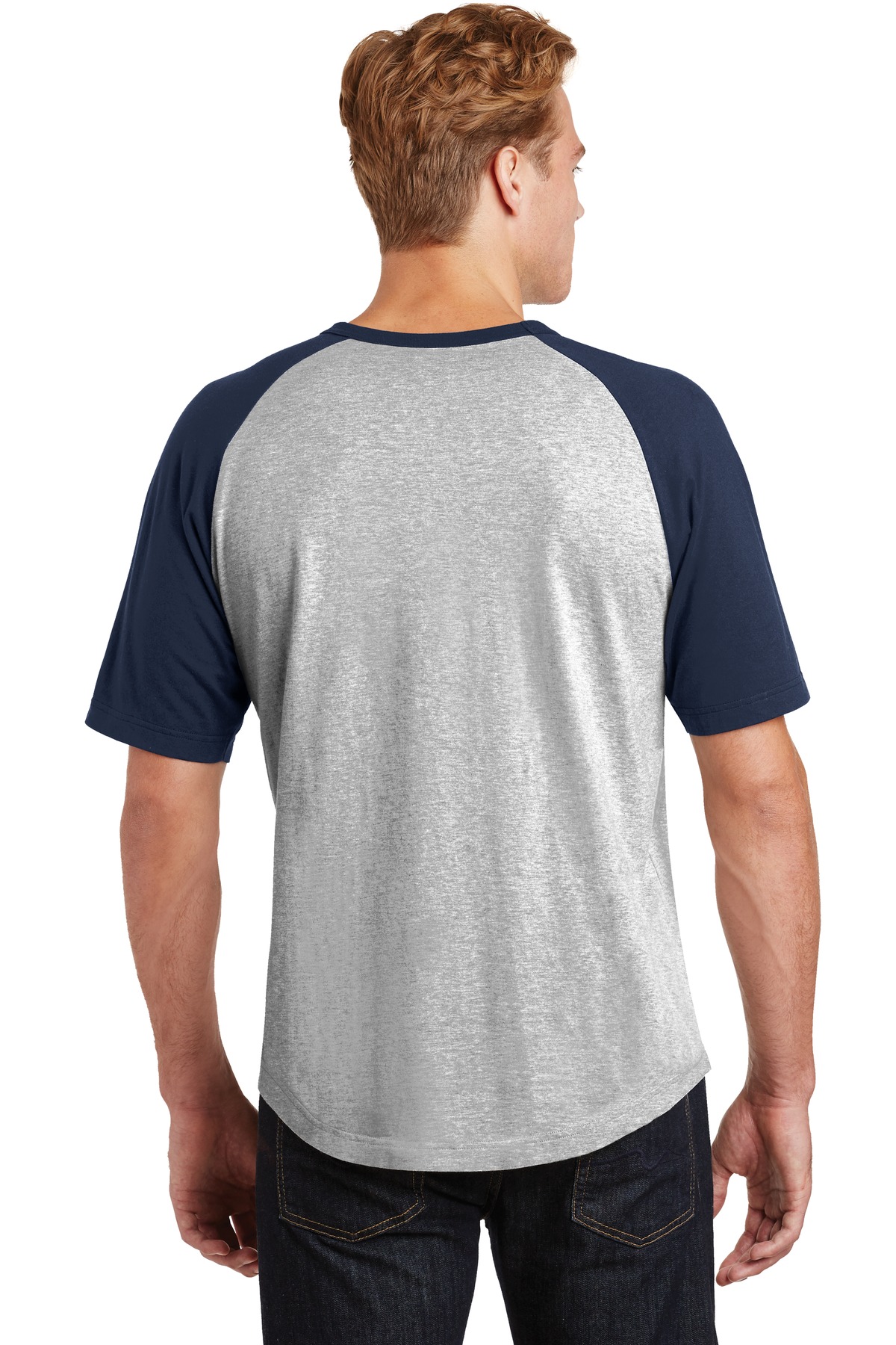 Sport-Tek Short Sleeve Colorblock Raglan Jersey. T201 14