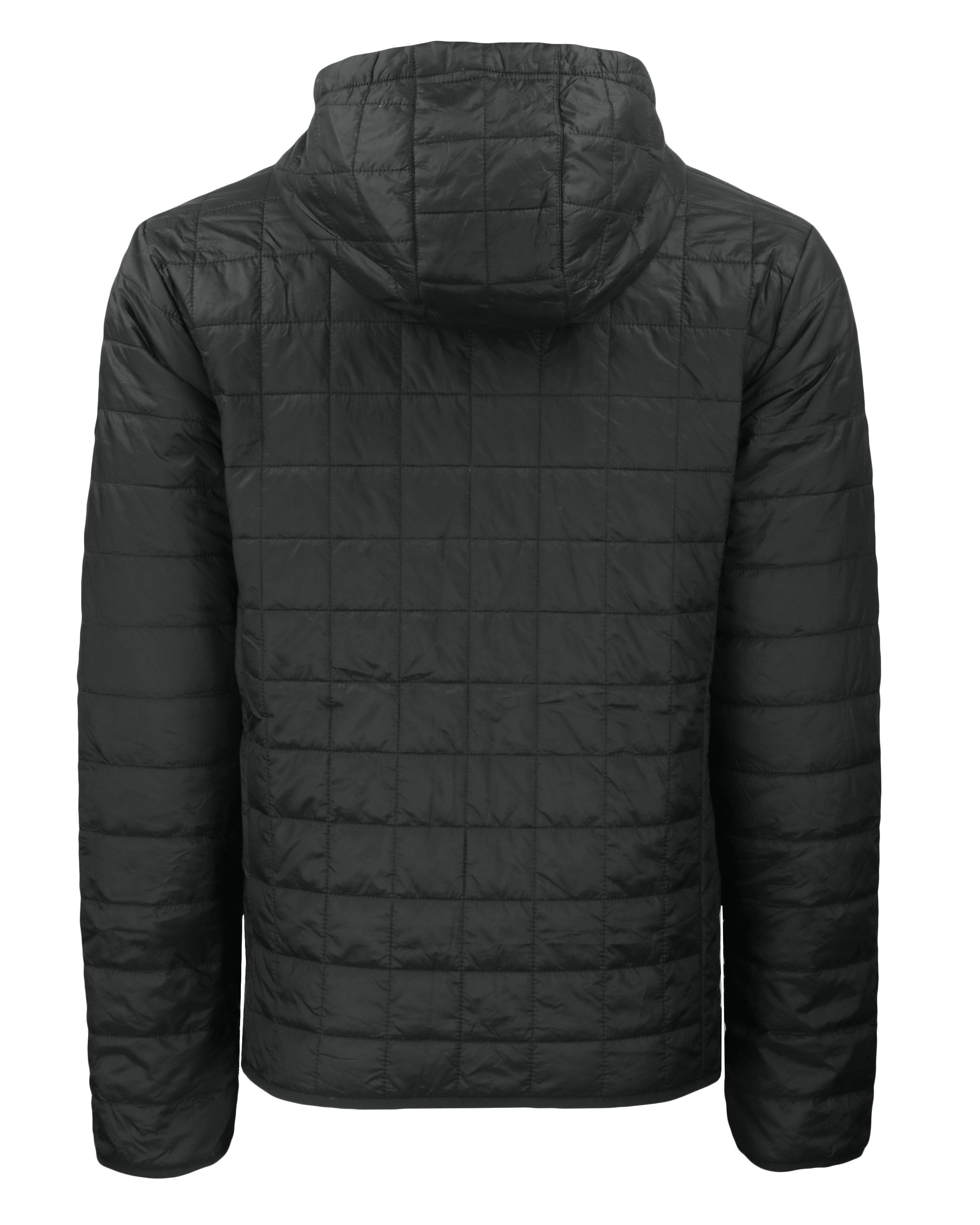 Cutter & Buck Rainier Recycled Insulated Puffer Mens Full Zip Hooded Jacket Jacket 19