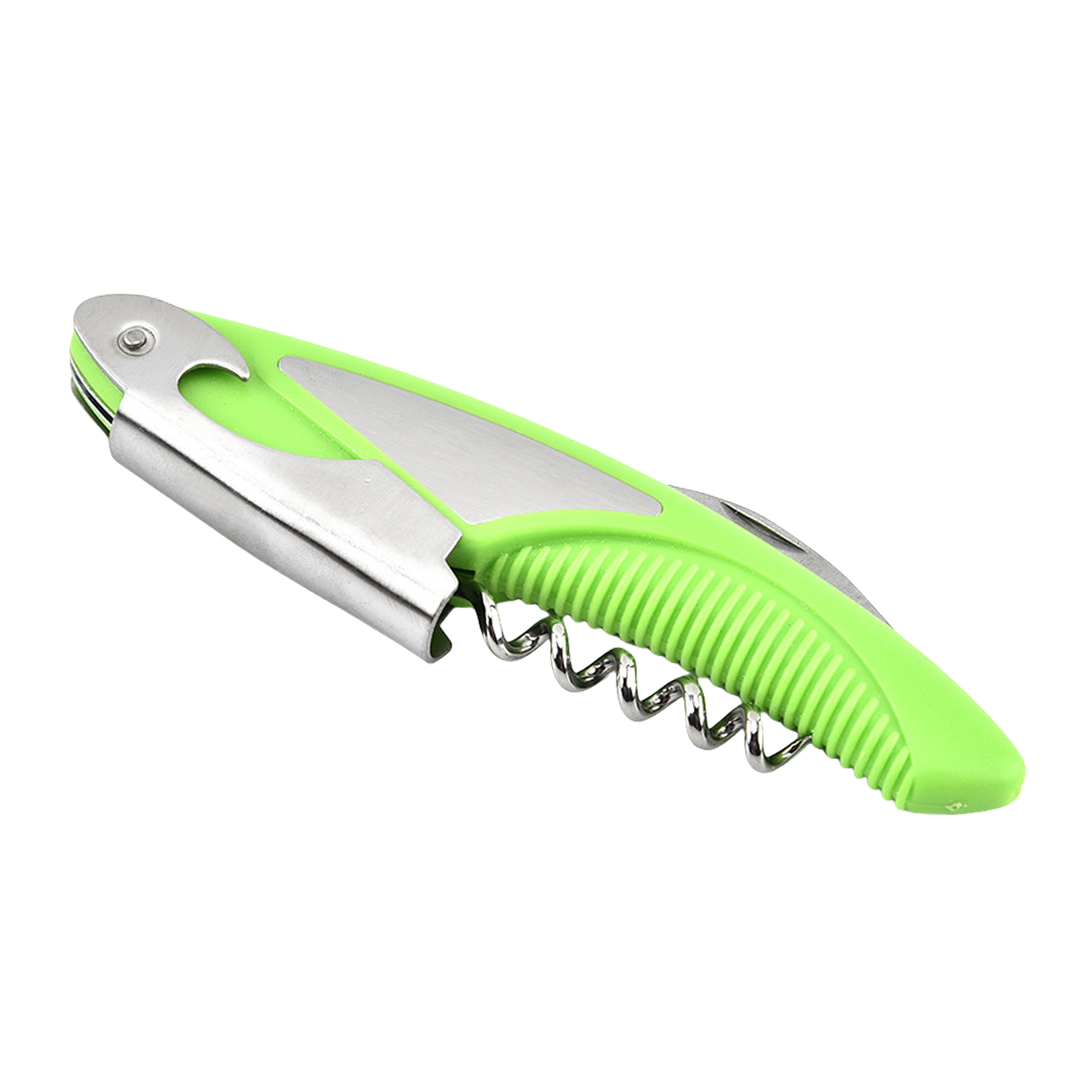 Stainless Steel Large Fish Prawn Head Knife with Multi-Functional Wine Bottle Opener 6