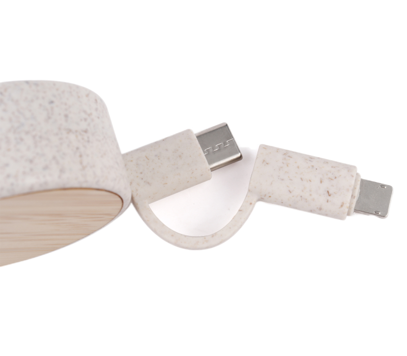 6-in-1 Eco-friendly Retractable Charging Cable 3