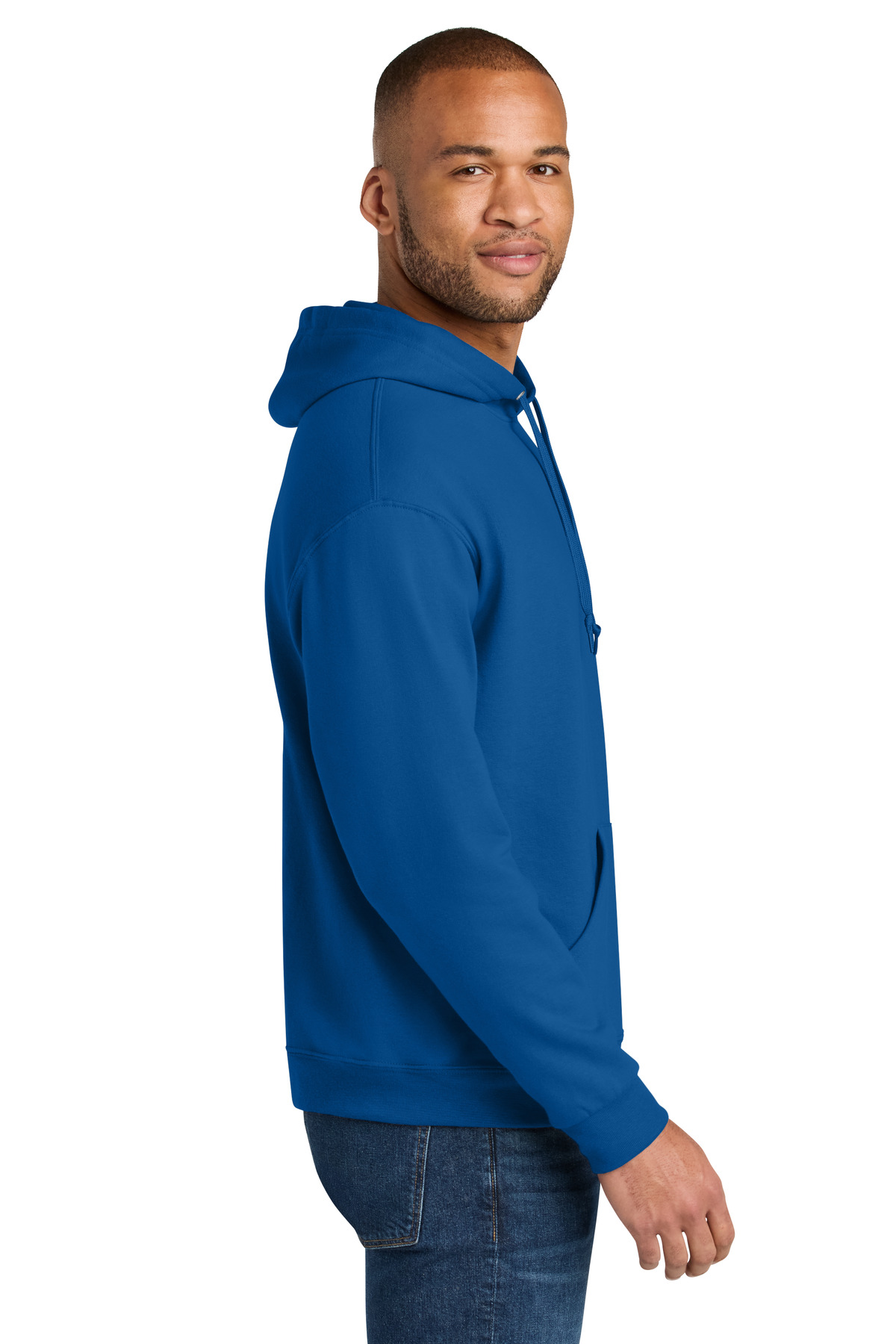 Jerzees Ultimate Unisex CVC Ring Spun Hooded Sweatshirt IC49M 16