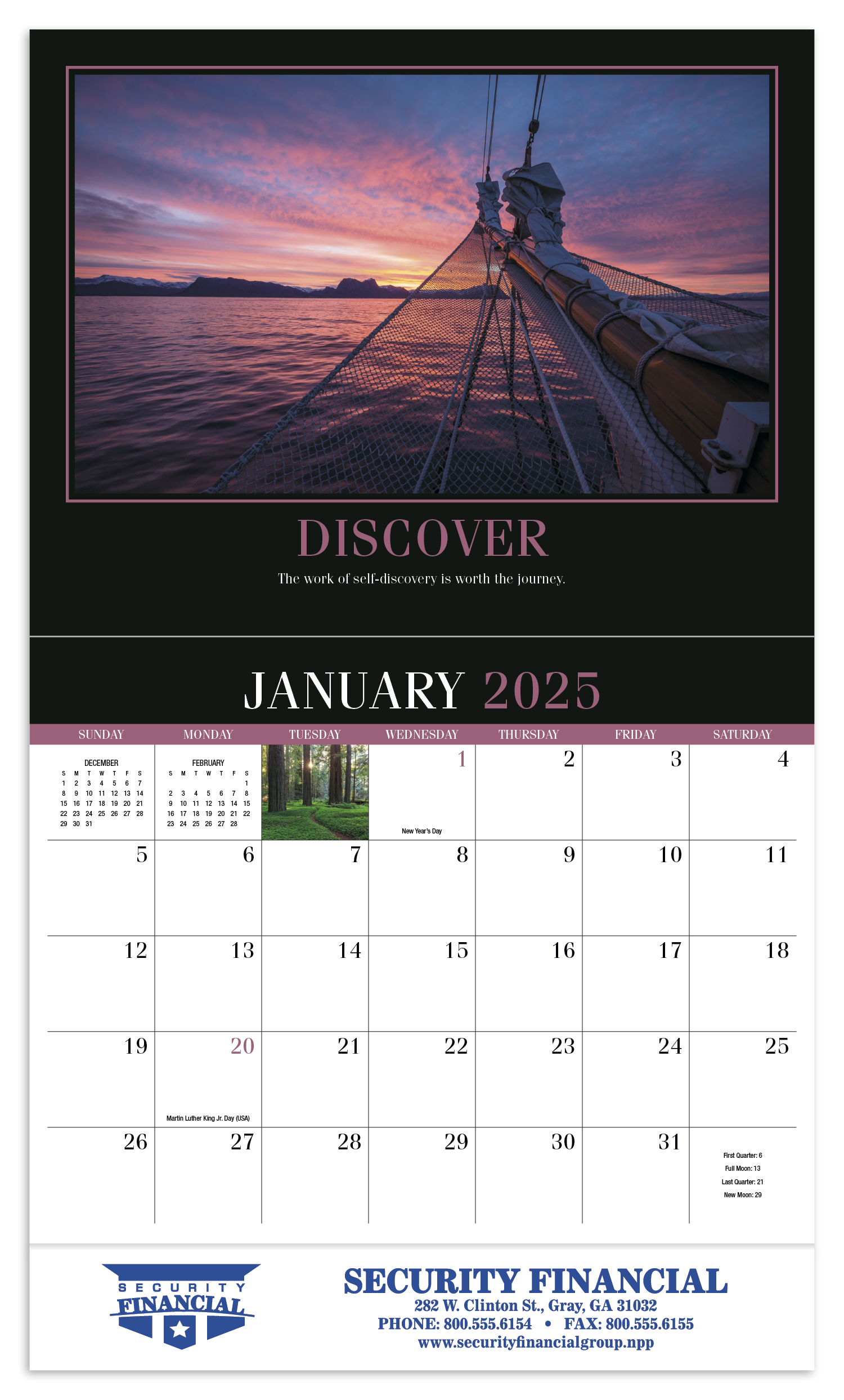 HotLine® Products Motivation Appointment Calendar (Motivational Quotes) - Stapled 4