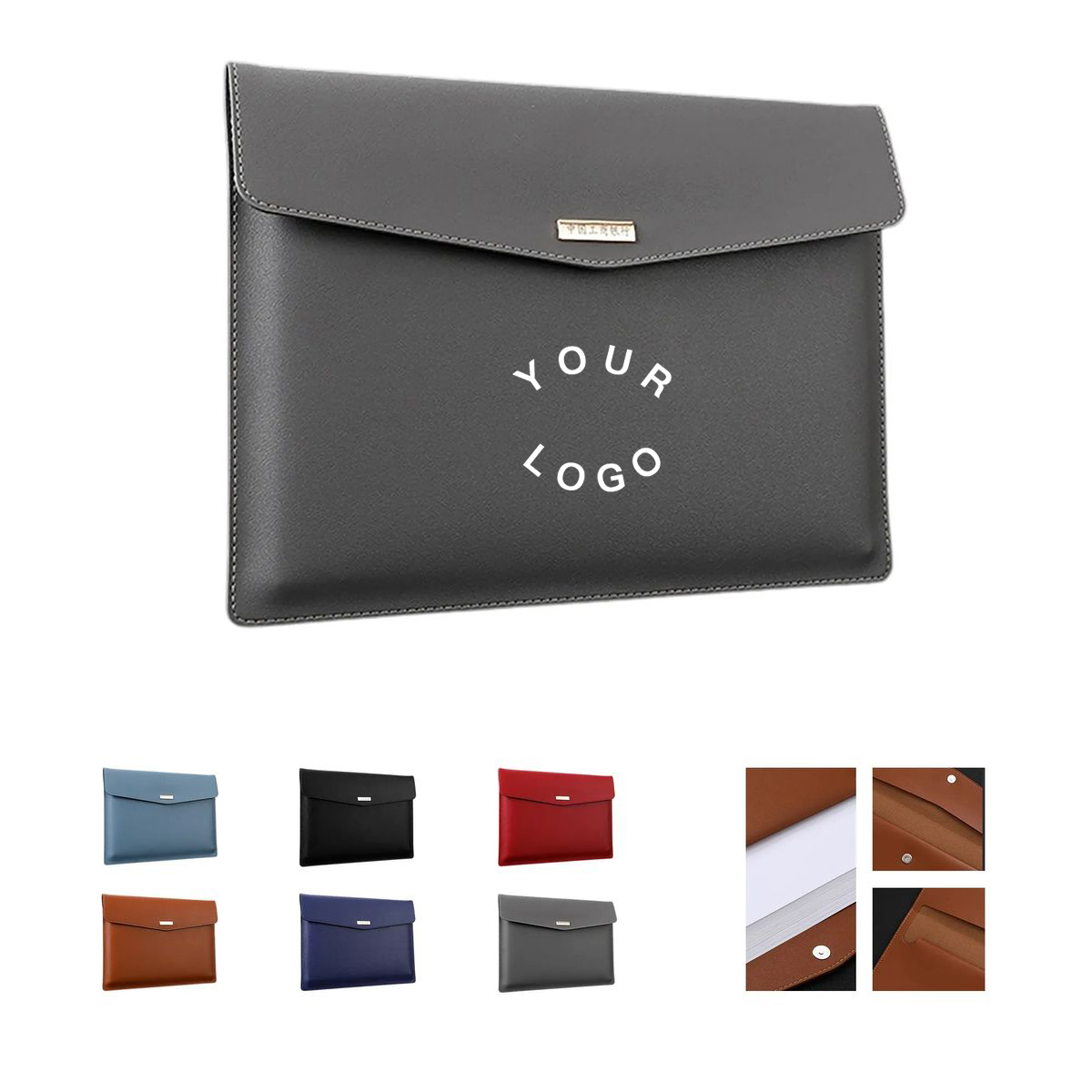 PU Leather Folder with Professional Slim Design 8