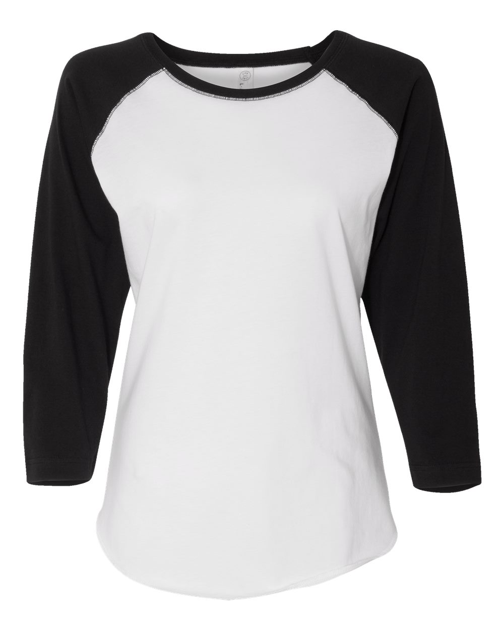 Women's Baseball Fine Jersey Three-Quarter Sleeve Tee - 3530 42