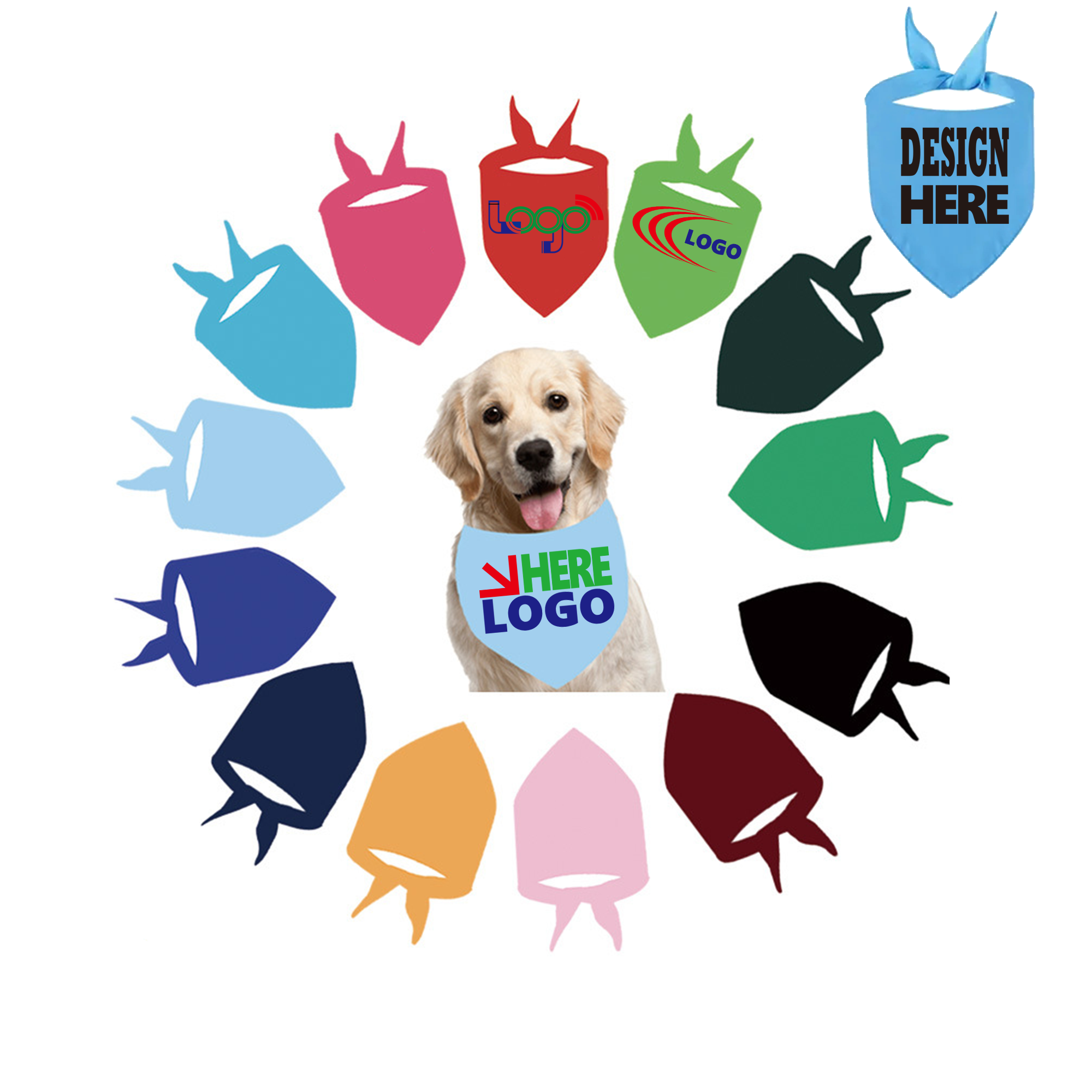 Adjustable Triangle Dog Scarf 5