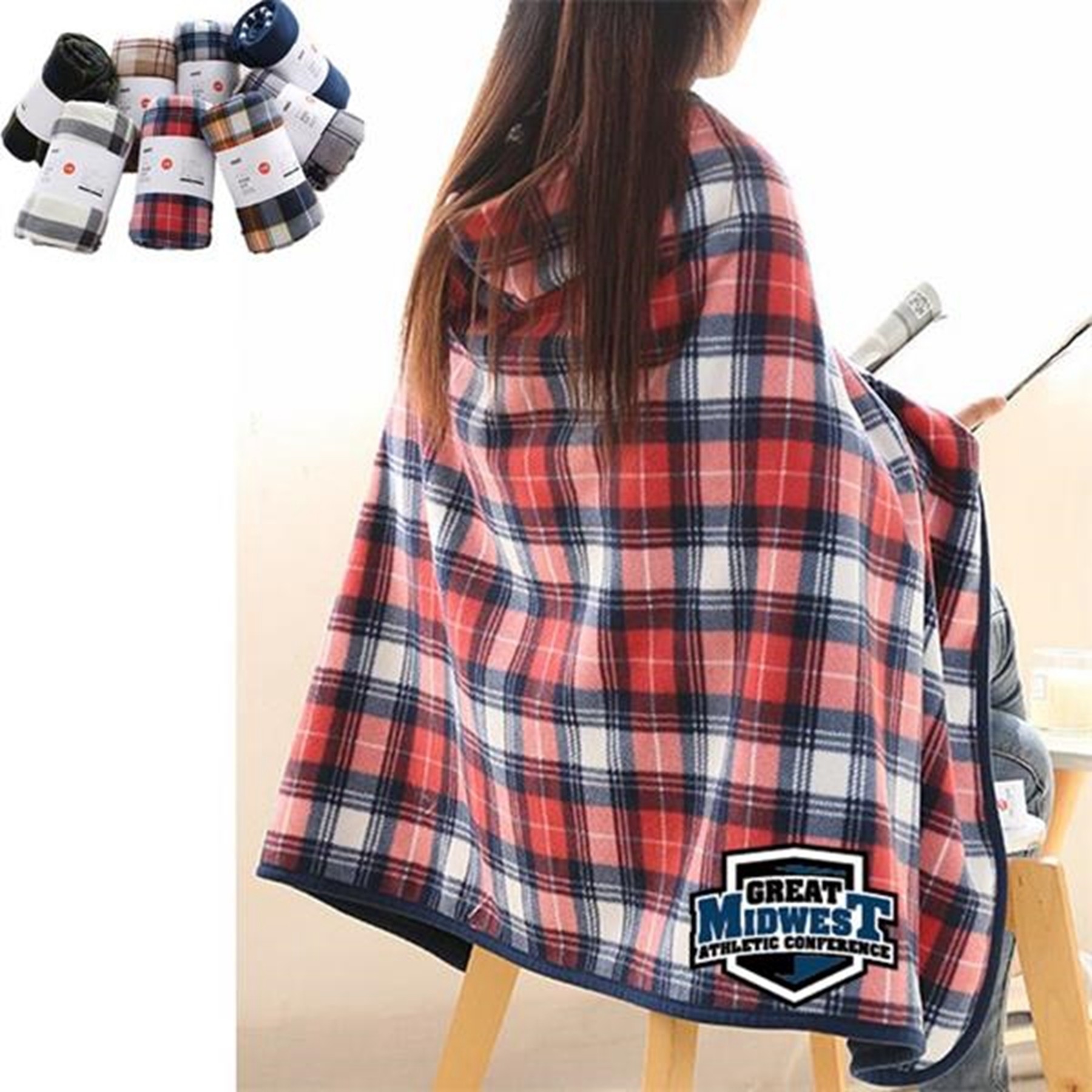 Women Office Blanket Flannel Shawl 2
