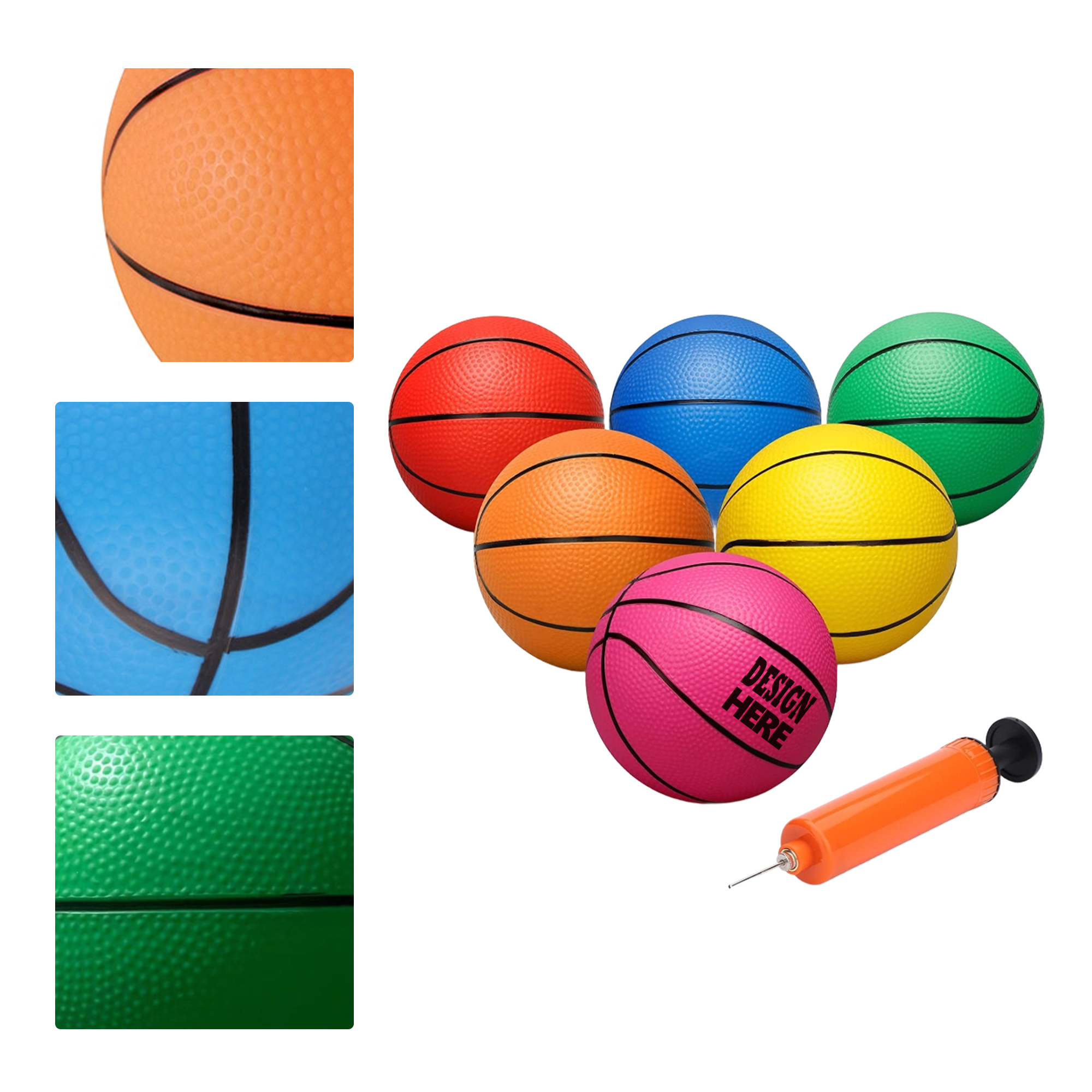 MOQ 50 Inflatable PVC Basketball Toy 2