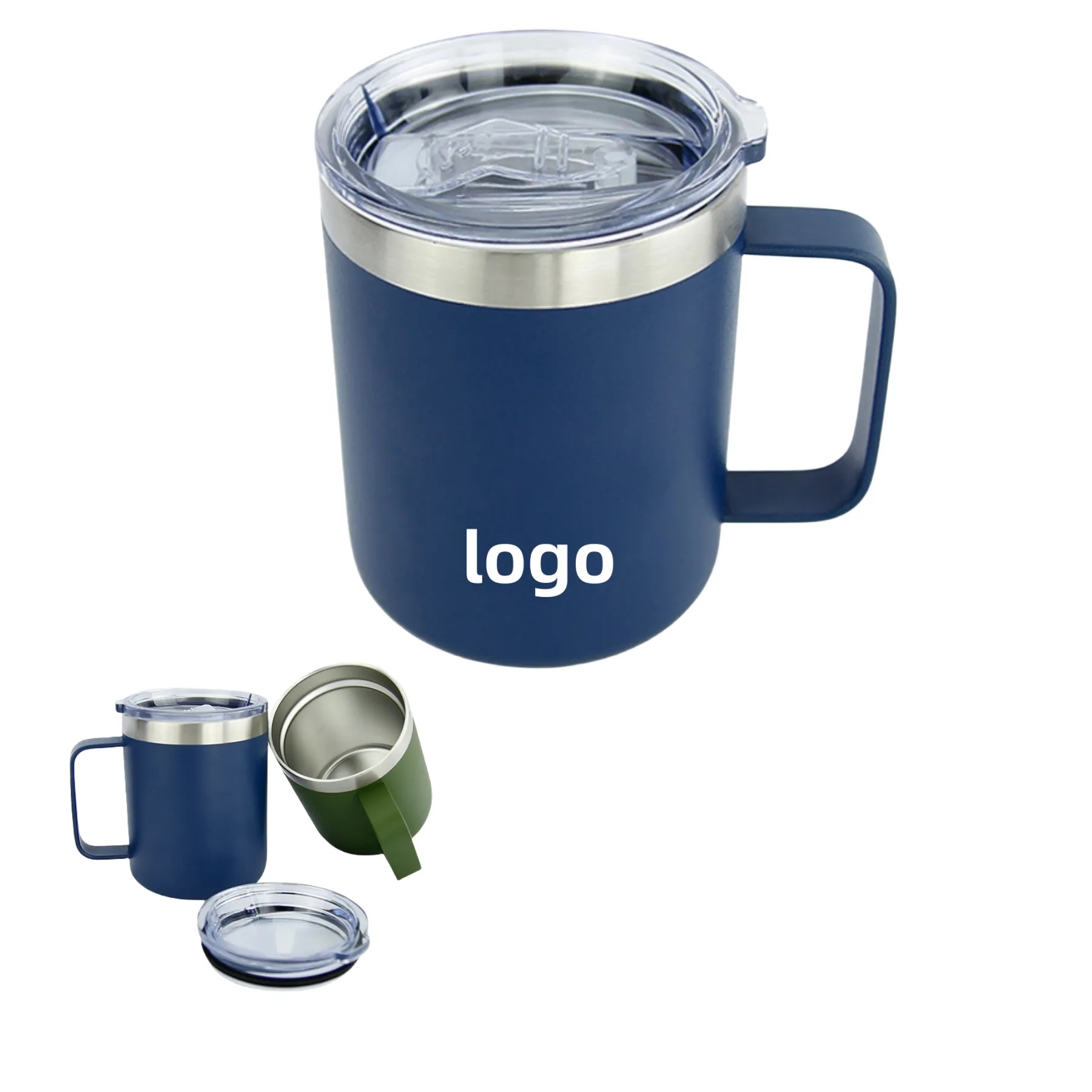 Insulated Coffee Mug with Handle 2