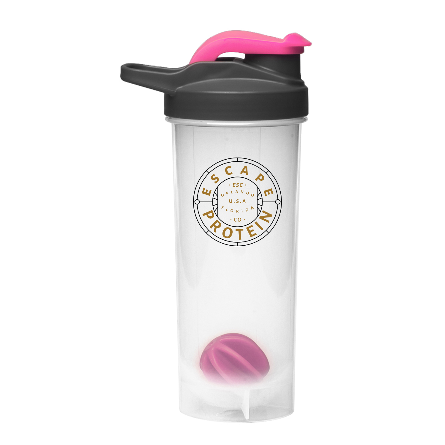 24 oz. Plastic Shaker (2 Color Imprint) 5