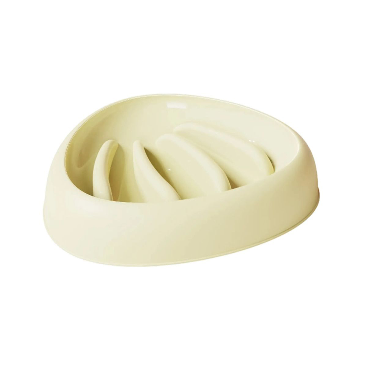 Plastic Pet Bowl with Slow Feed Structure for Safety 14