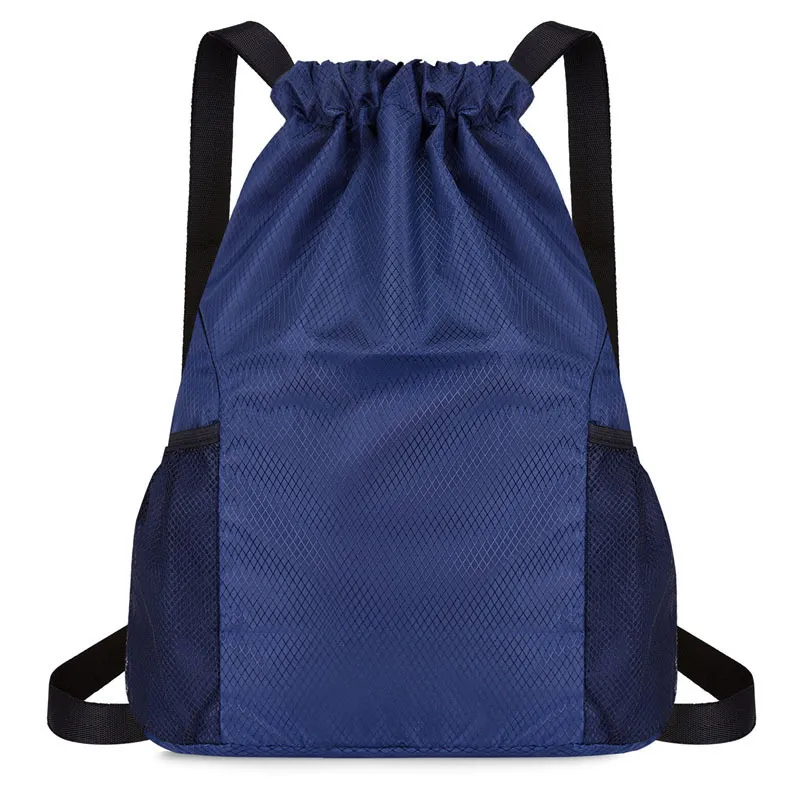 Wide Shoulder Strap String Backpacks 13