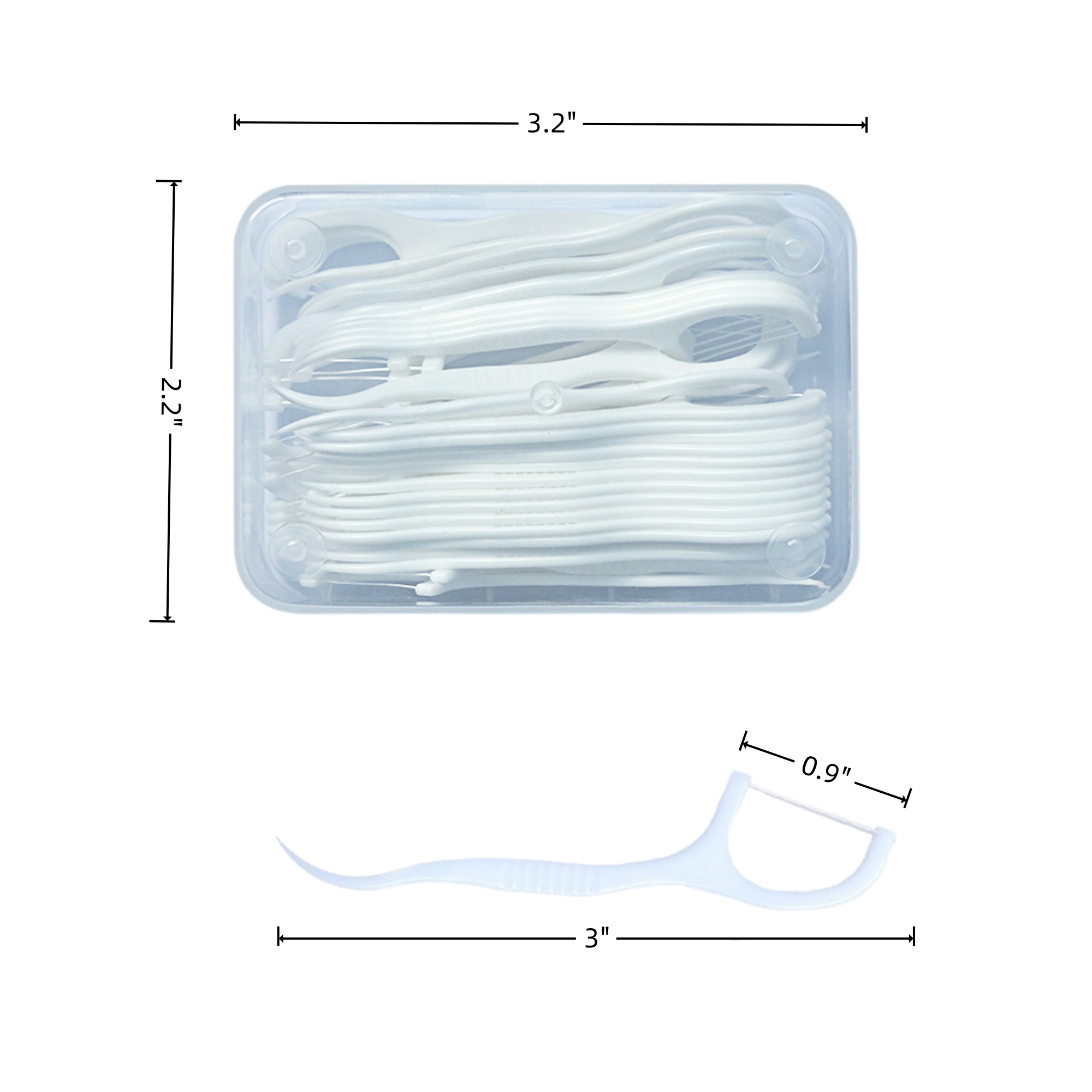 50pcs Per Box Dental Floss Boxes 2