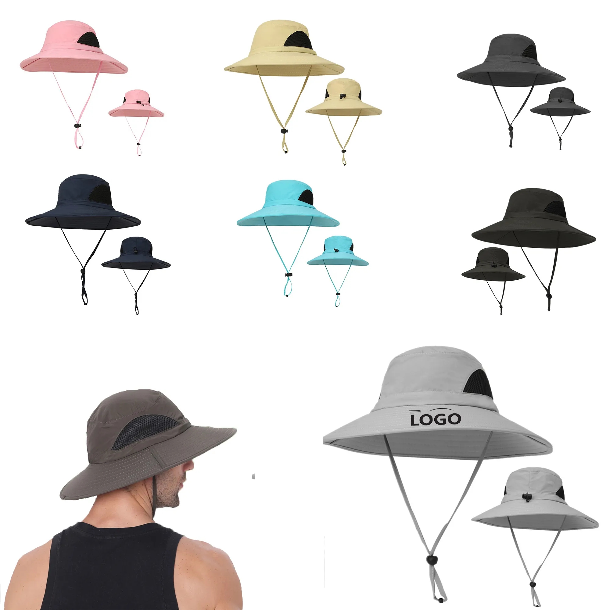 Adjustable Summer Sun Shade Hat 5