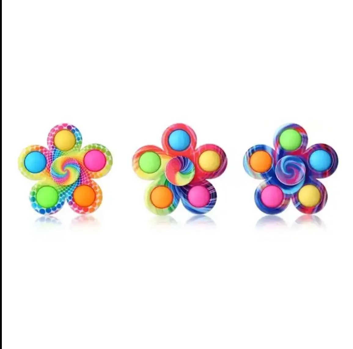 Push Bubble Fidget Popper Spinners Sensory Toy 2