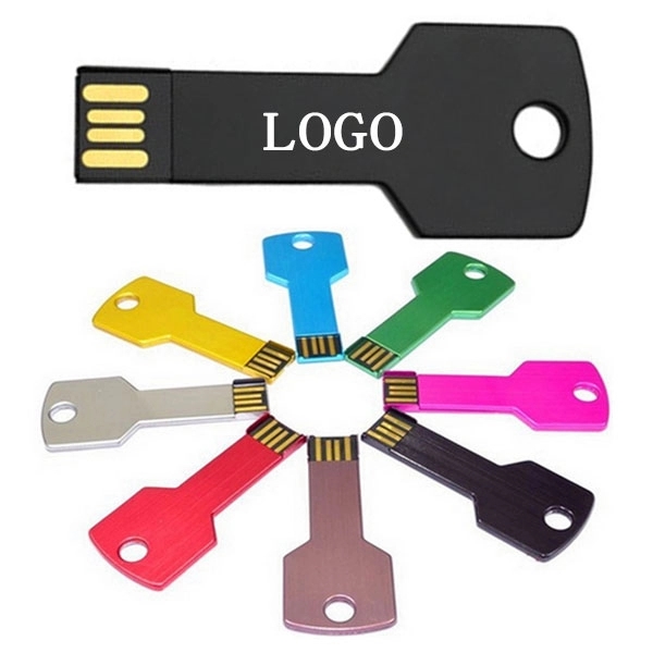 Key Shape 2GB Metal USB Flash Drive 4