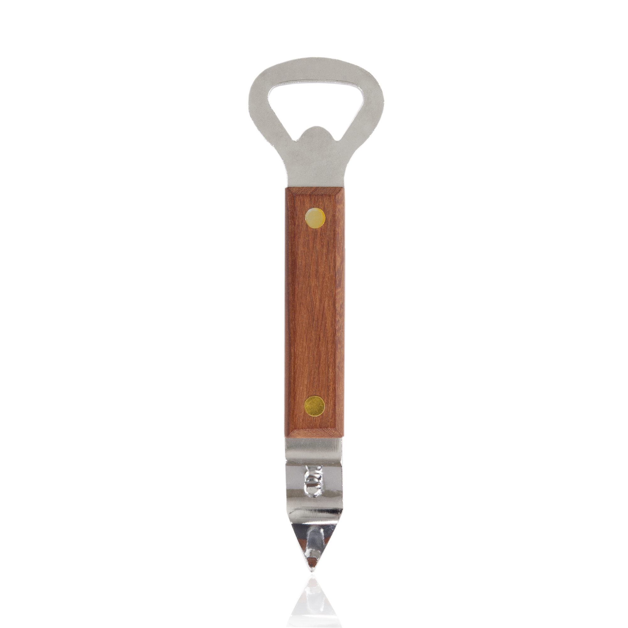 True® Church Key Wood Handle Bottle Opener 5