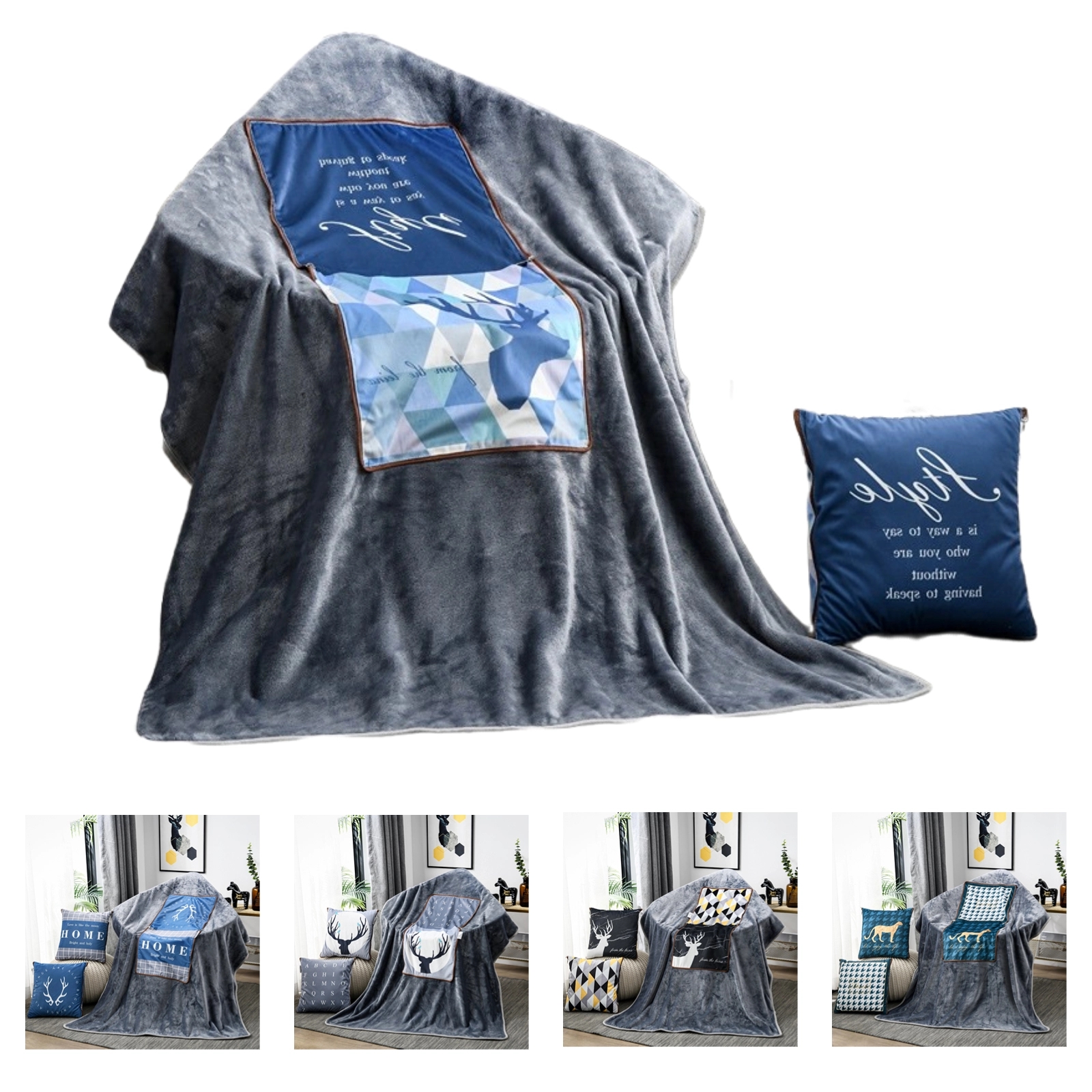 Blanket Pillow Comforter 2 In 1 2