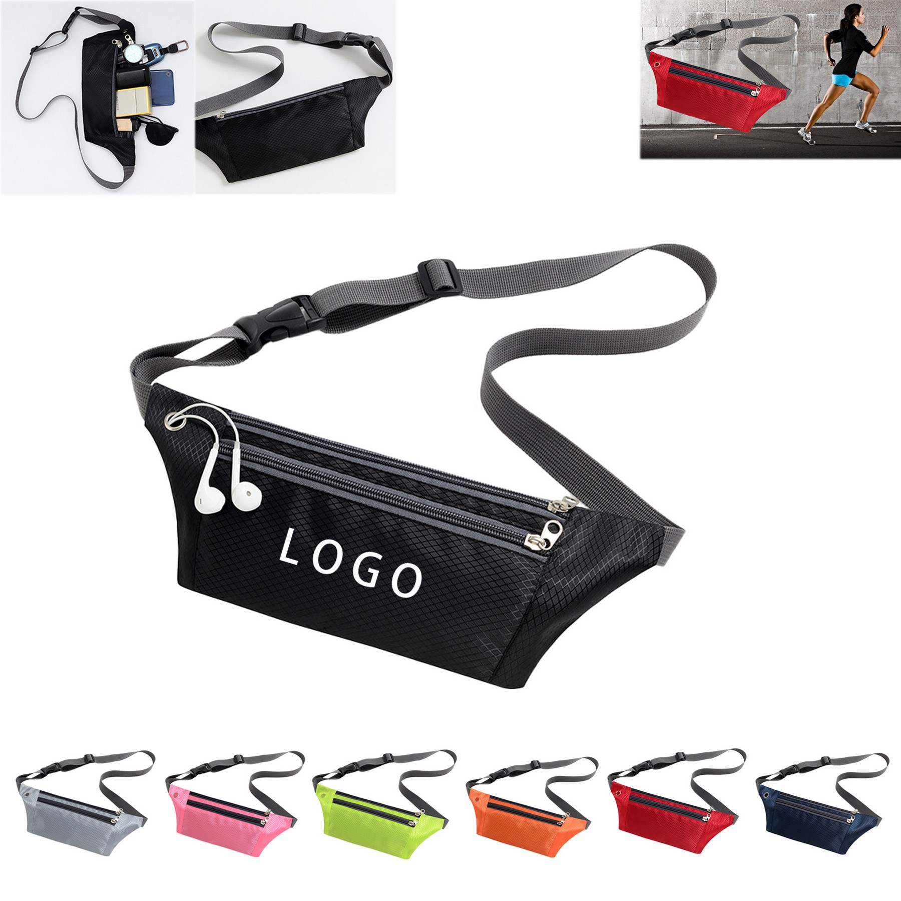 Waterproof Sports Waist Bag Pack