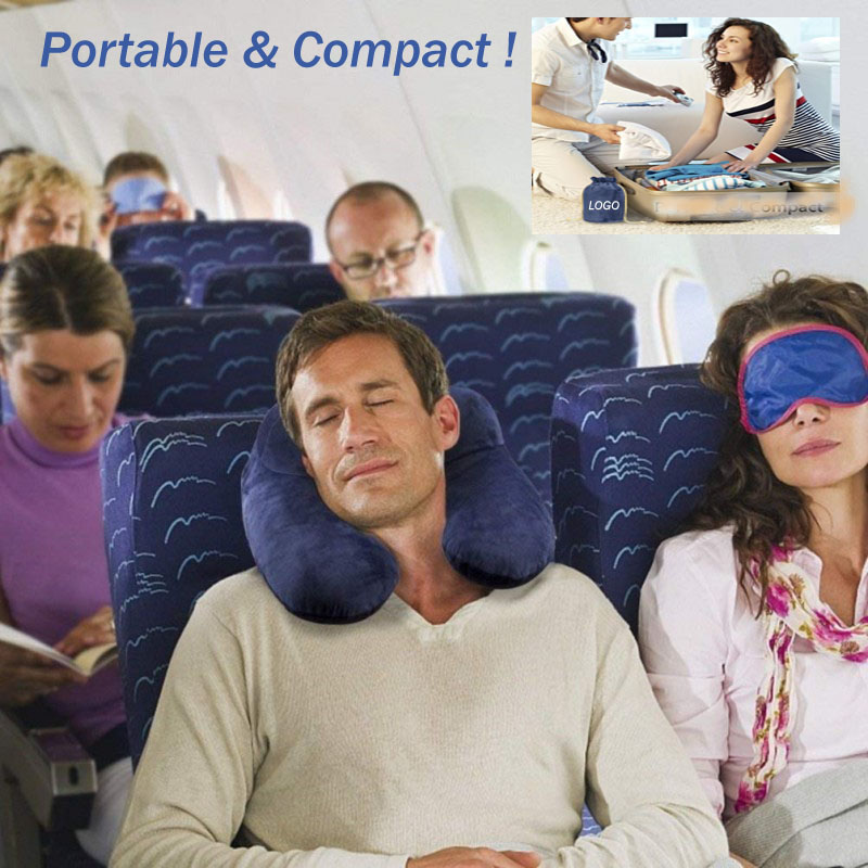 Inflatable Velveted Neck Pillow 3