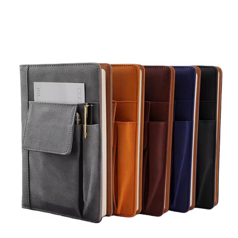 MOQ 10 pcs Multi-Functional Notebook with Pockets 2