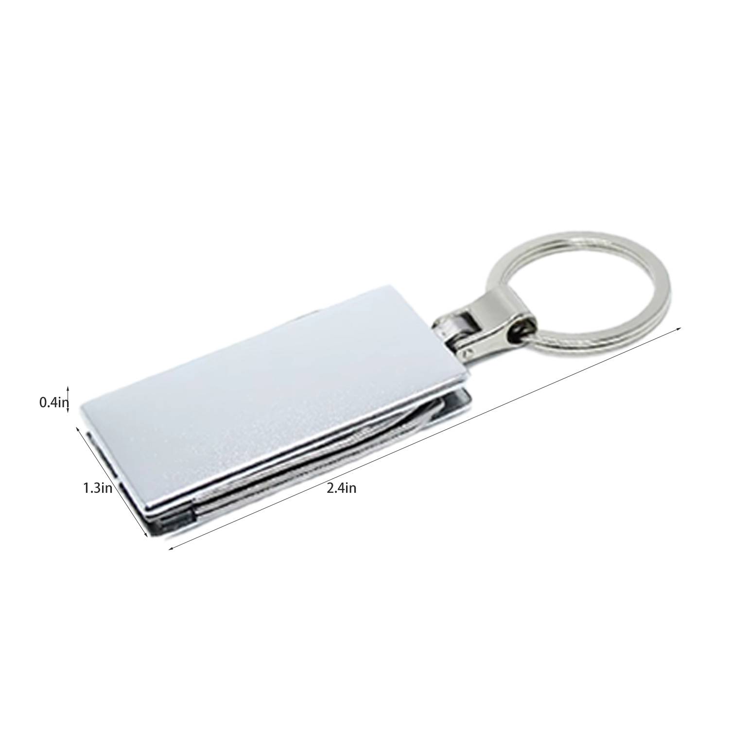 Mini Stainless Steel Folding Multi Tool Keychain 10