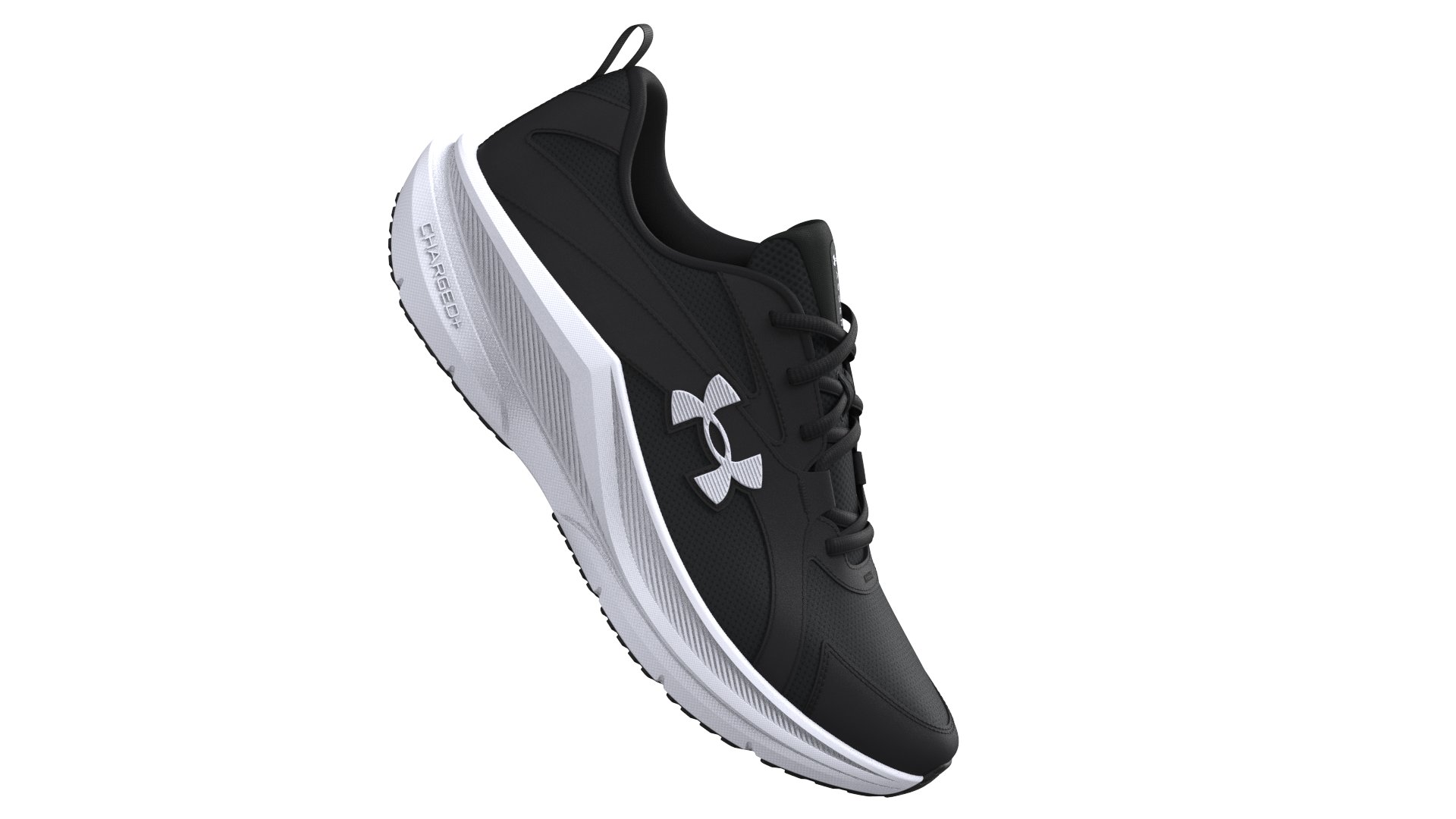 UA Charged+ Assert 11 Wide (4E) Men's Running Shoes 3