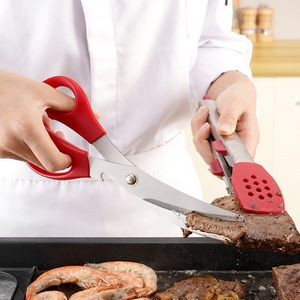 Multifunction Kitchen Cutting Scissors Tools With Nut Cracker And Openers 16