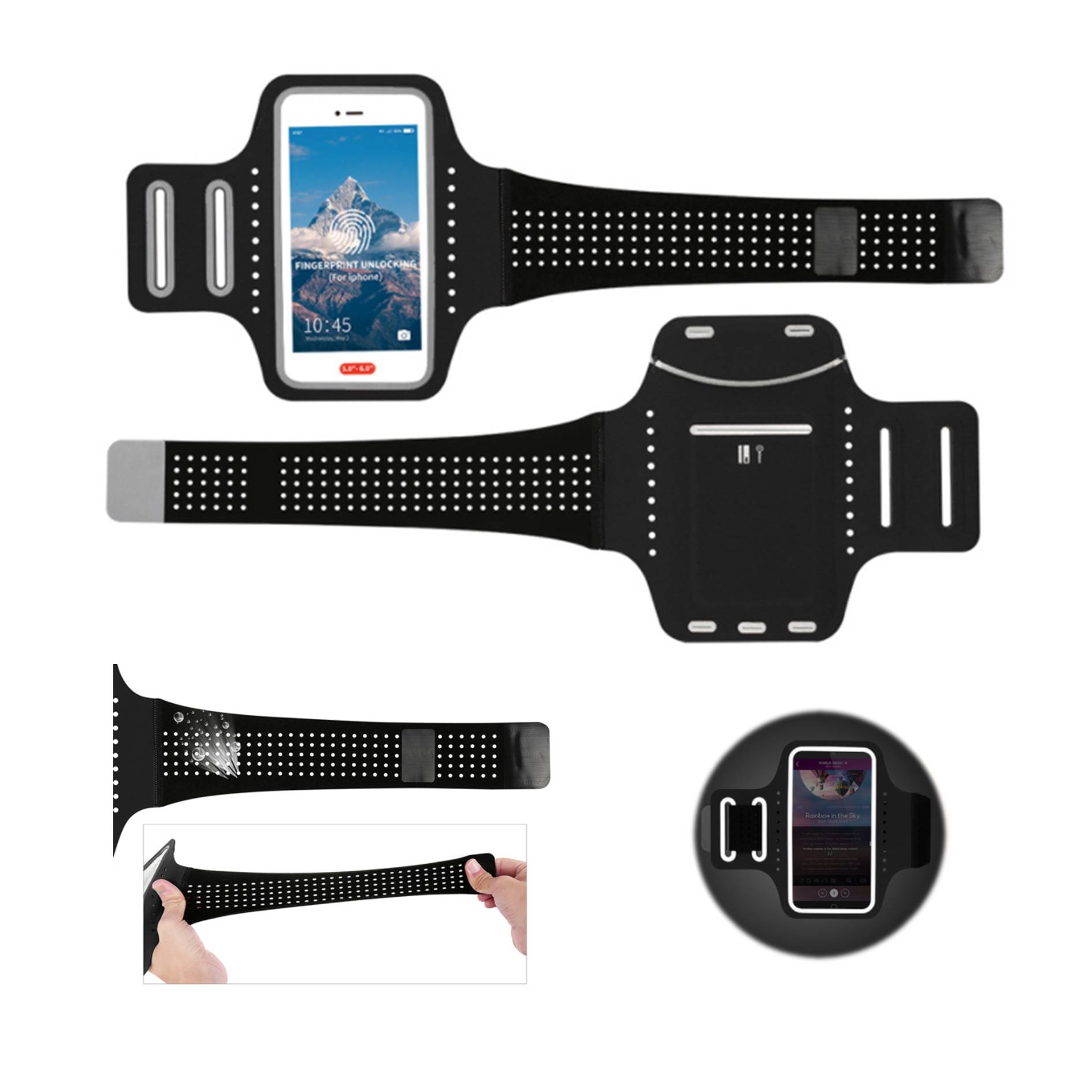 Sports Phone Armband Cover Touch Screen 3