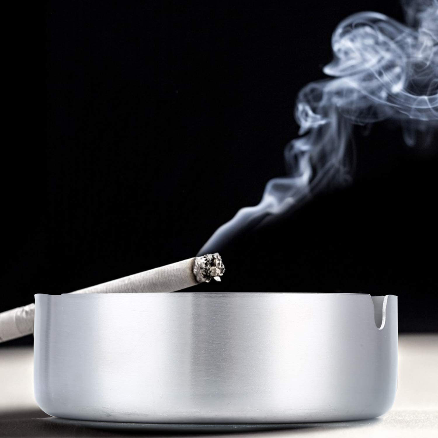 Round Stainless Steel Ashtray 3