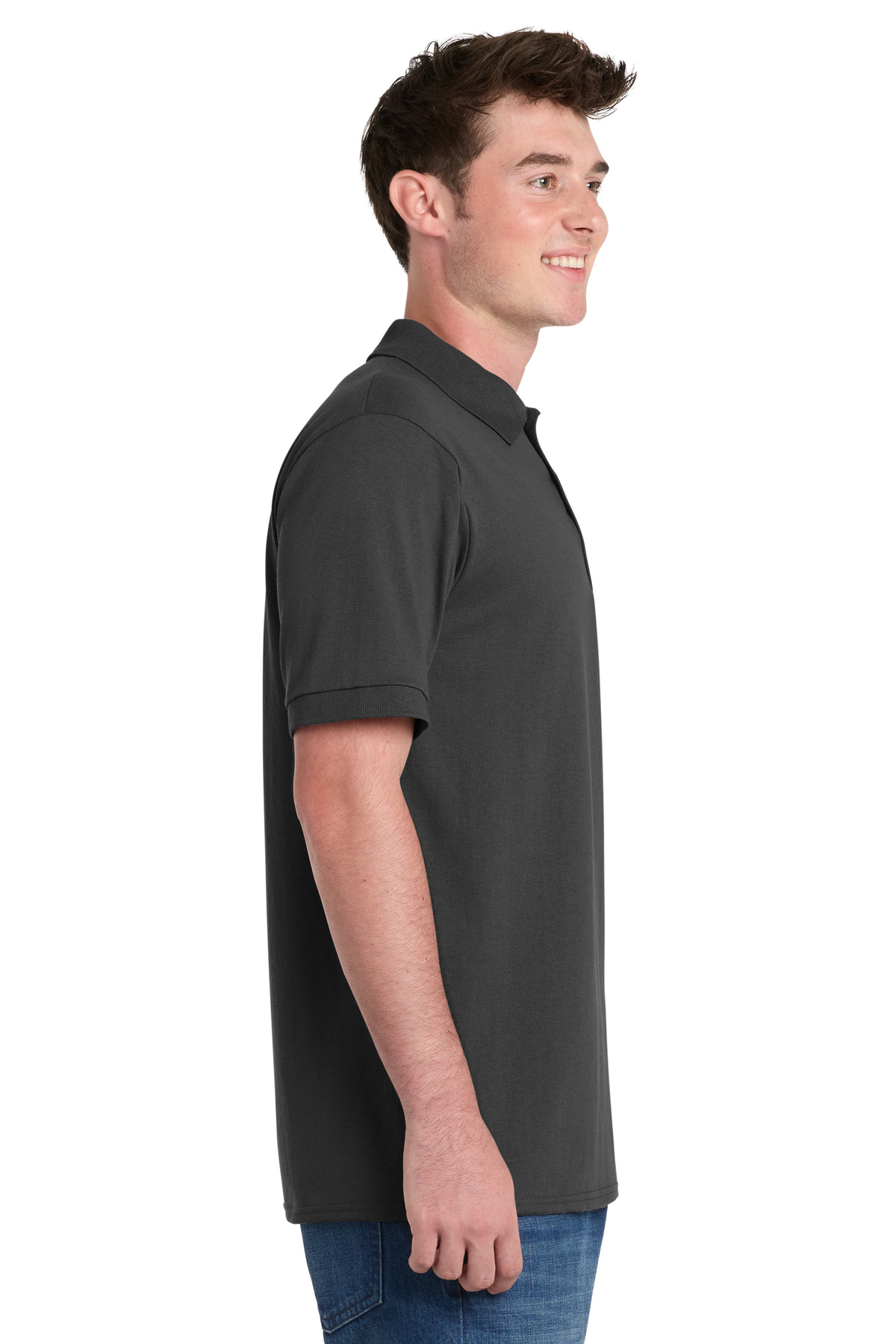 Port & Co Core Blend Jersey Knit Pocket Polo. KP55P 53