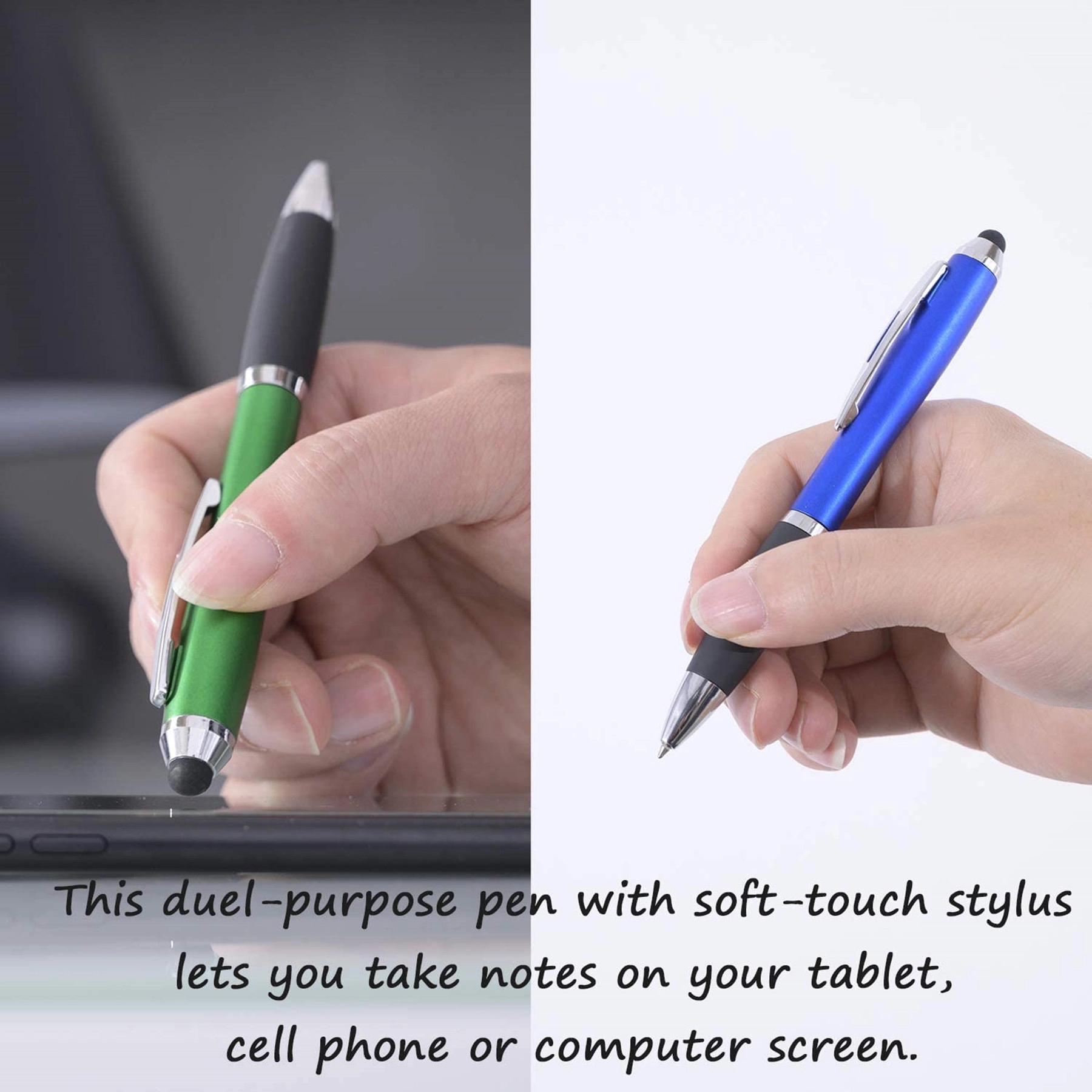 Custom Logo LED Glowing Stylus Pen 2
