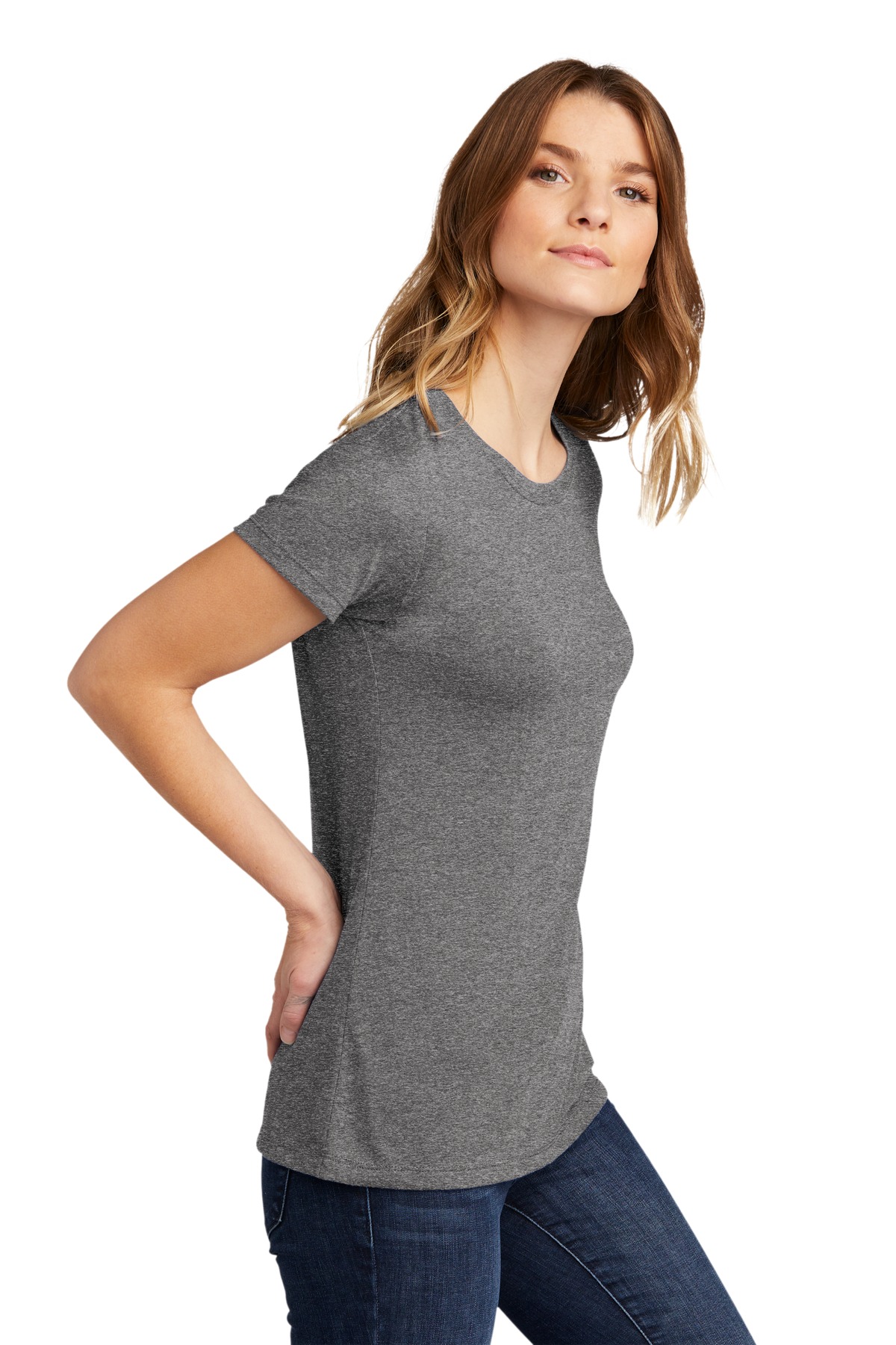 Next Level Apparel Women's CVC Tee. NL6610 133