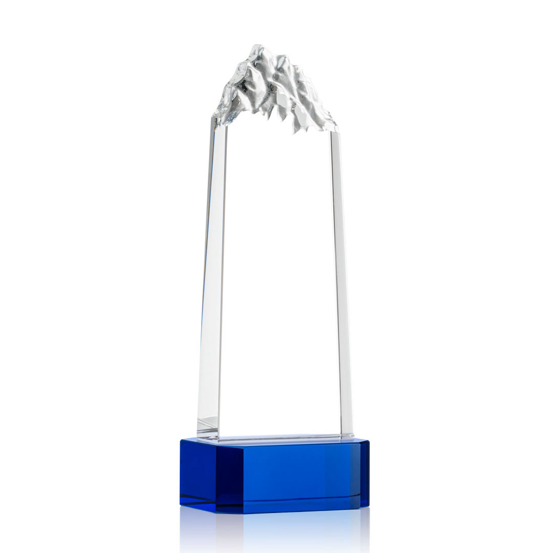Himalayas VividPrint™ Award on Base - Blue 3