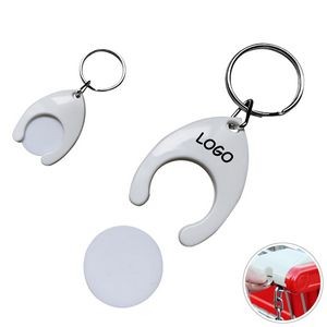 Shopping Cart Token Keychain For Trolley Use 10