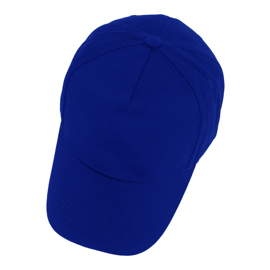 Stock Solid Color Cotton 5-Panel Baseball Cap 25