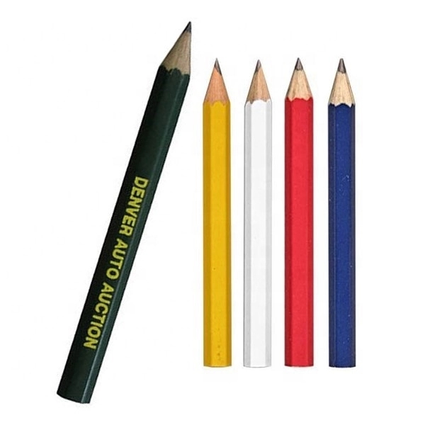 Hex/Round Wooden Golf Pencil 1