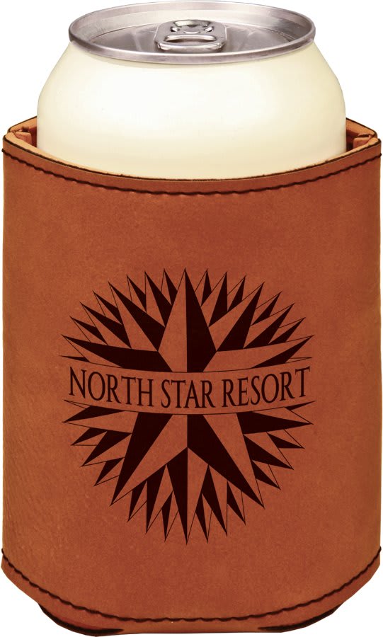 Laserable Leatherette Beverage Holder 5