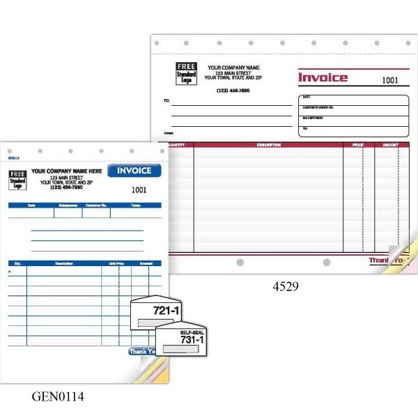 Compact Invoice, Carbonless 2