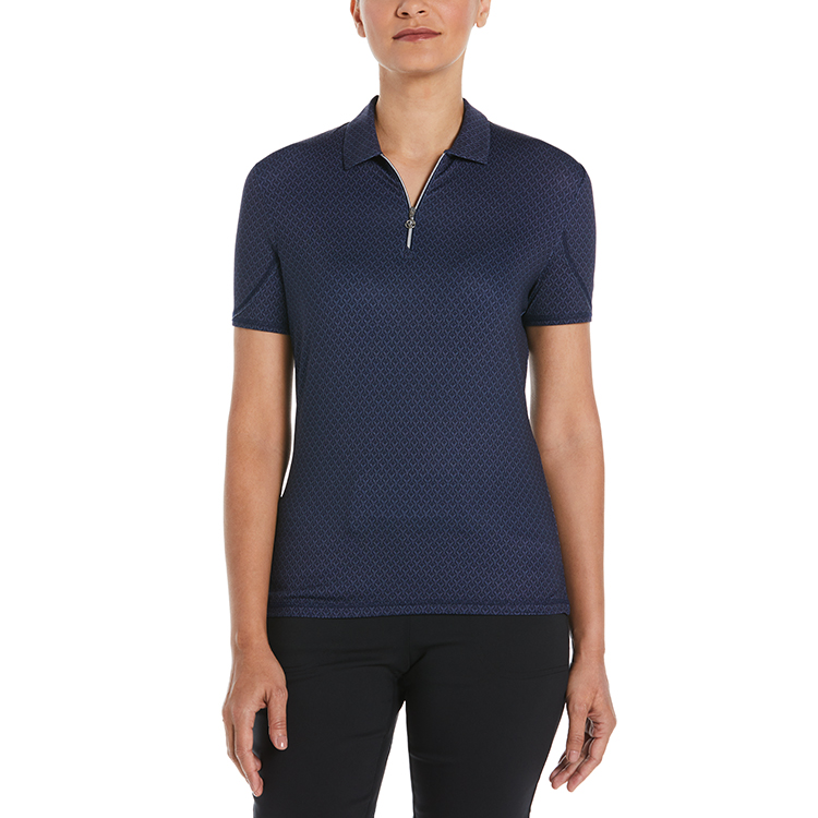 Callaway Ladies All-Over Stitched Chev Polo 2