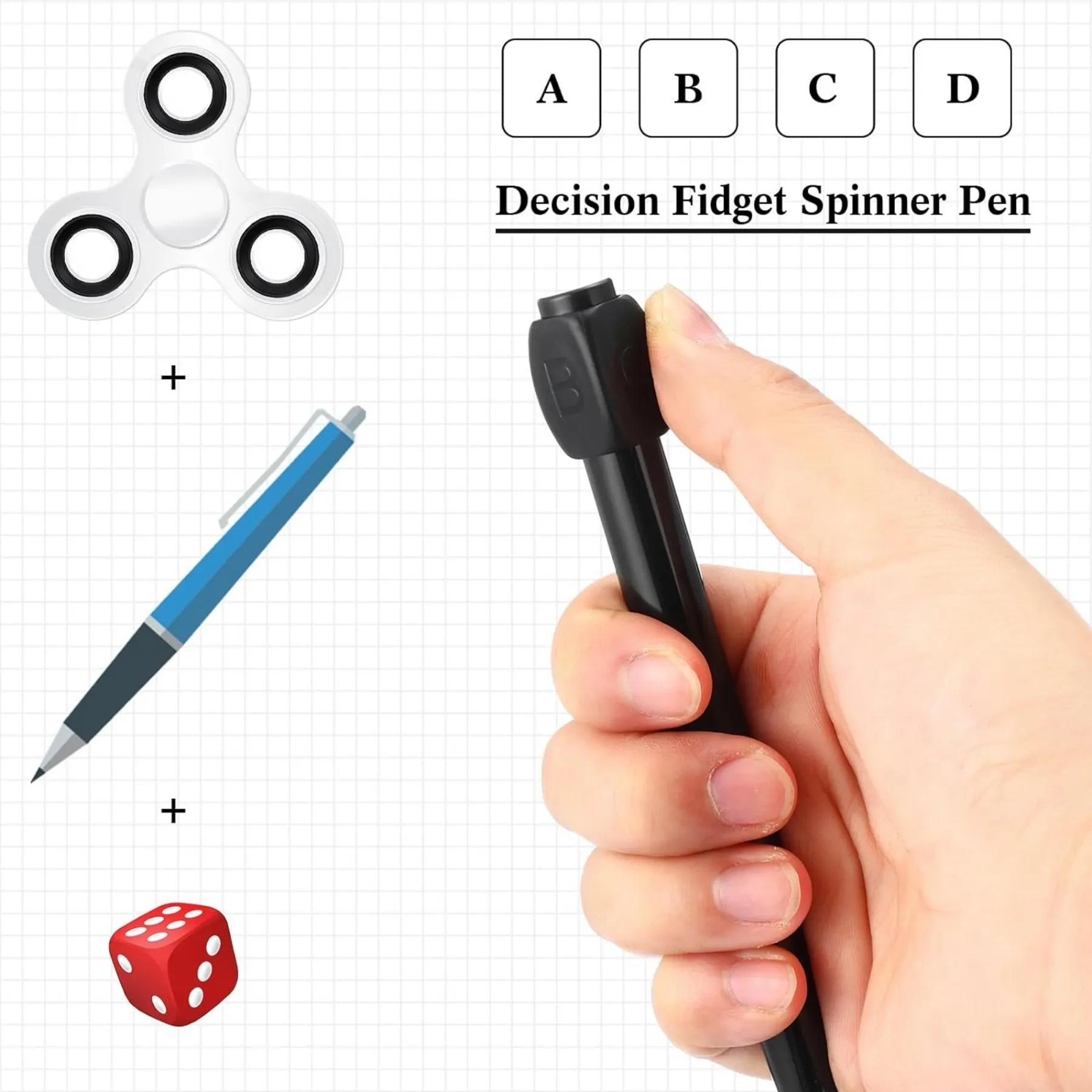 Rotary Black Neutral Pen 5