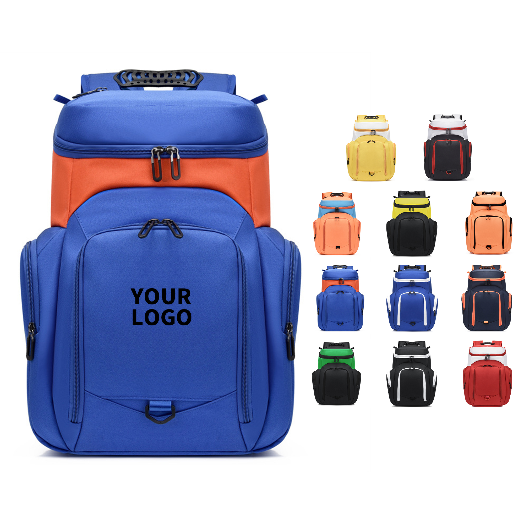 Polyester Basketball Training Backpack 12.6" x 7.5" x 17.7" 9